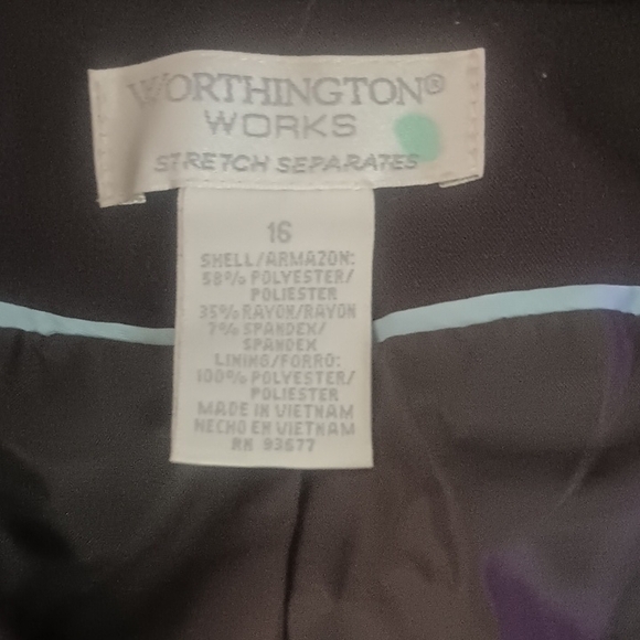 Women's Brown Suit With Skirt - Picture 2 of 2